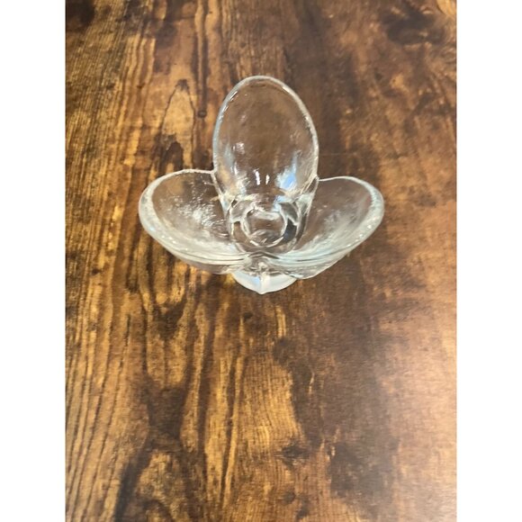 Kosta Boda Tulip Crystal Candle Holder Clear Glass Vintage Elegant Design - Picture 3 of 8